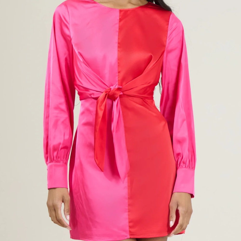 Karie Color Block Mini Dress